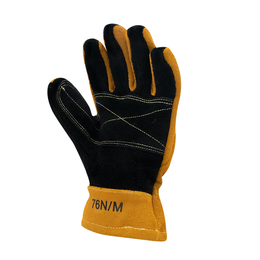 Majestic M8G Structural Firefighting Glove — Cowhide Leather, Gauntlet Cuff