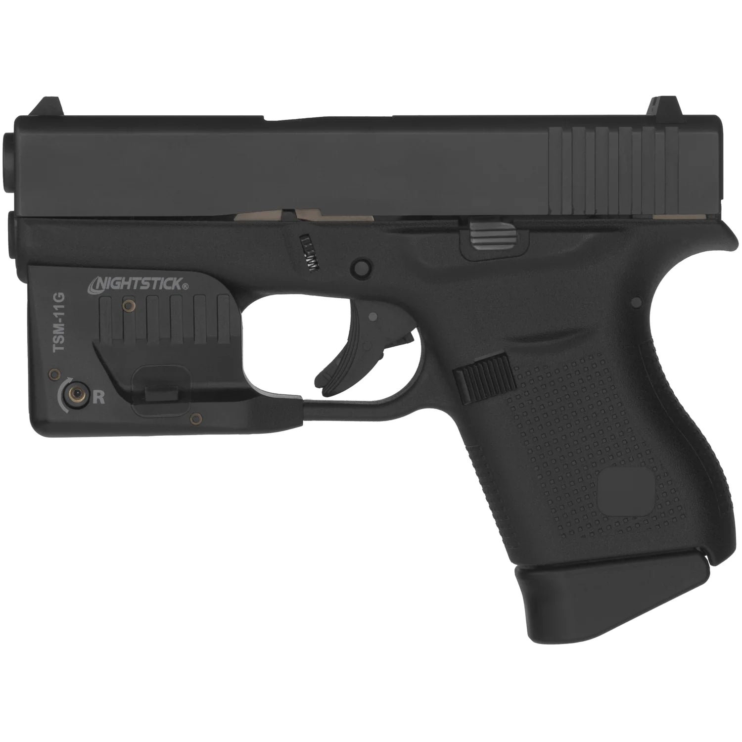 Nightstick Sub-Compact Handgun Light W/green Laser - Li-Ion - Fits Glock® G42 / G43 / G43X / G48