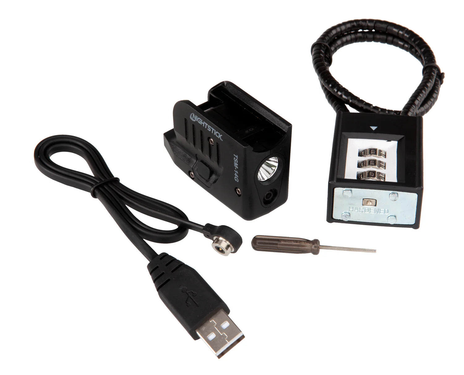 Nightstick Sub-Compact Handgun Light W/green Laser - Li-Ion - Fits Glock® G43X MOS / G48 MOS