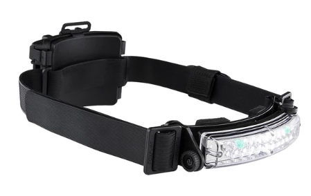 COMMAND+ TILT WHITE & GREEN LED HEADLAMP / HELMET LIGHT