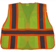 ANSI/ISEA Lime/Orange Two Tone Expandable 5-Point Breakaway Public Safety Vest - Image 2