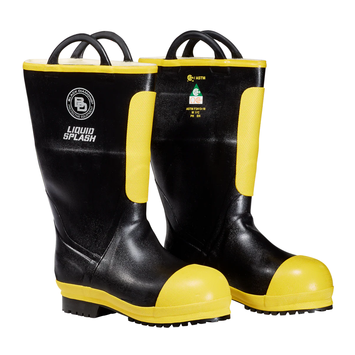 Black Diamond Rubber Firefighter Boot - Image 2