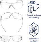Dräger X-Pect 8320 Safety Glasses – Anti-Fog & Anti-Scratch, UV Protection