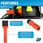 Nightstick Intrinsically Safe Flashlight Kit W/helmet Mounts - 3 AA (not Included) - Red - UL913 / ATEX