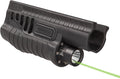 Nightstick Polymer Shotgun Forend Light W/green Laser - 12ga Mossberg® 500/590/590A1/Shockwave - 2 CR123 - Black