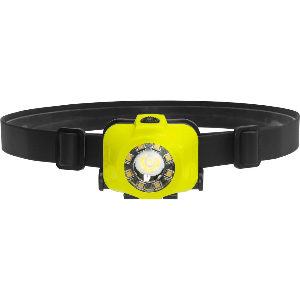 Nightstick Intrinsically Safe Headlamp Kit W/zero-Band Mount - 3 AAA - Green - UL913