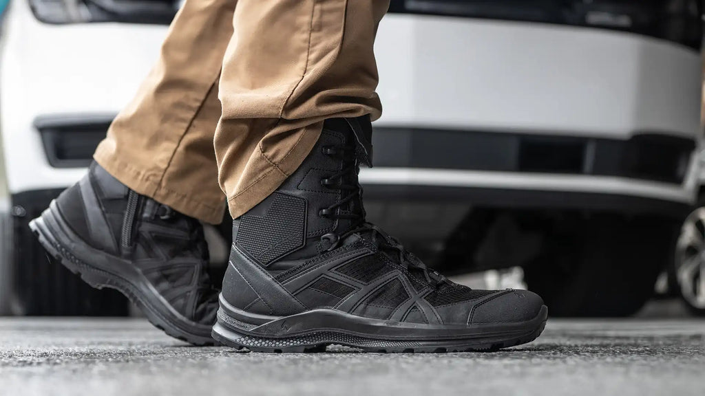 HAIX Black Eagle Athletic 2.0 T High Side Zip worn in the field