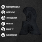 BUFF Safety Particulate Fire Hood - black with logo