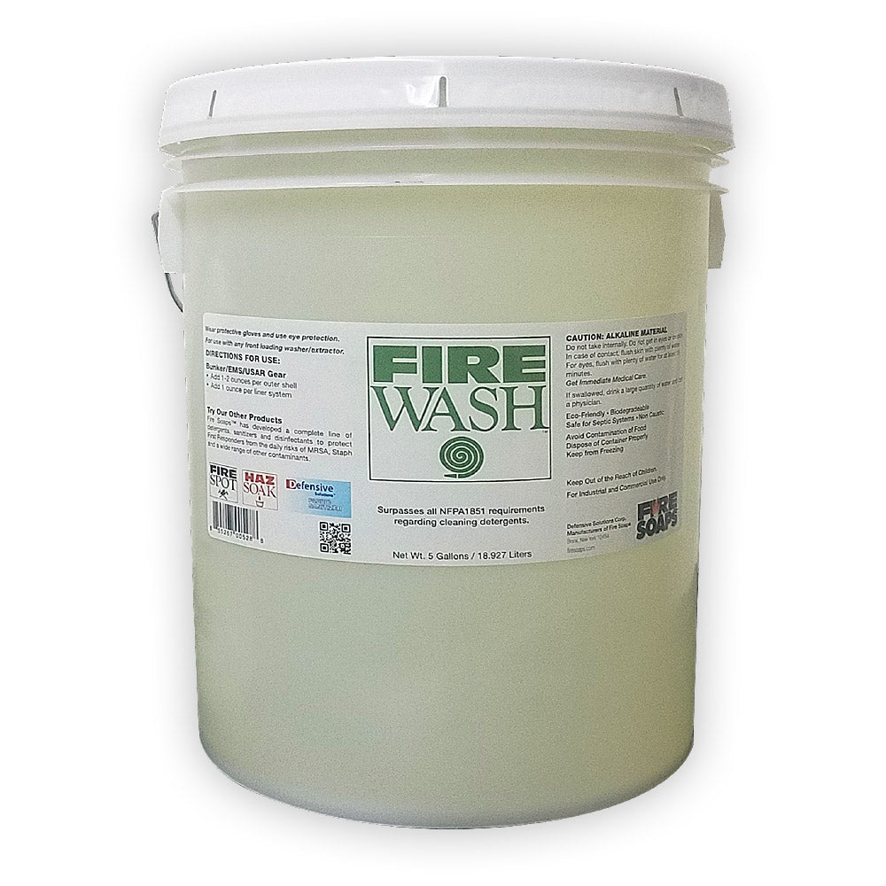 FIRE WASH Liquid: 5 Gallon Pail
