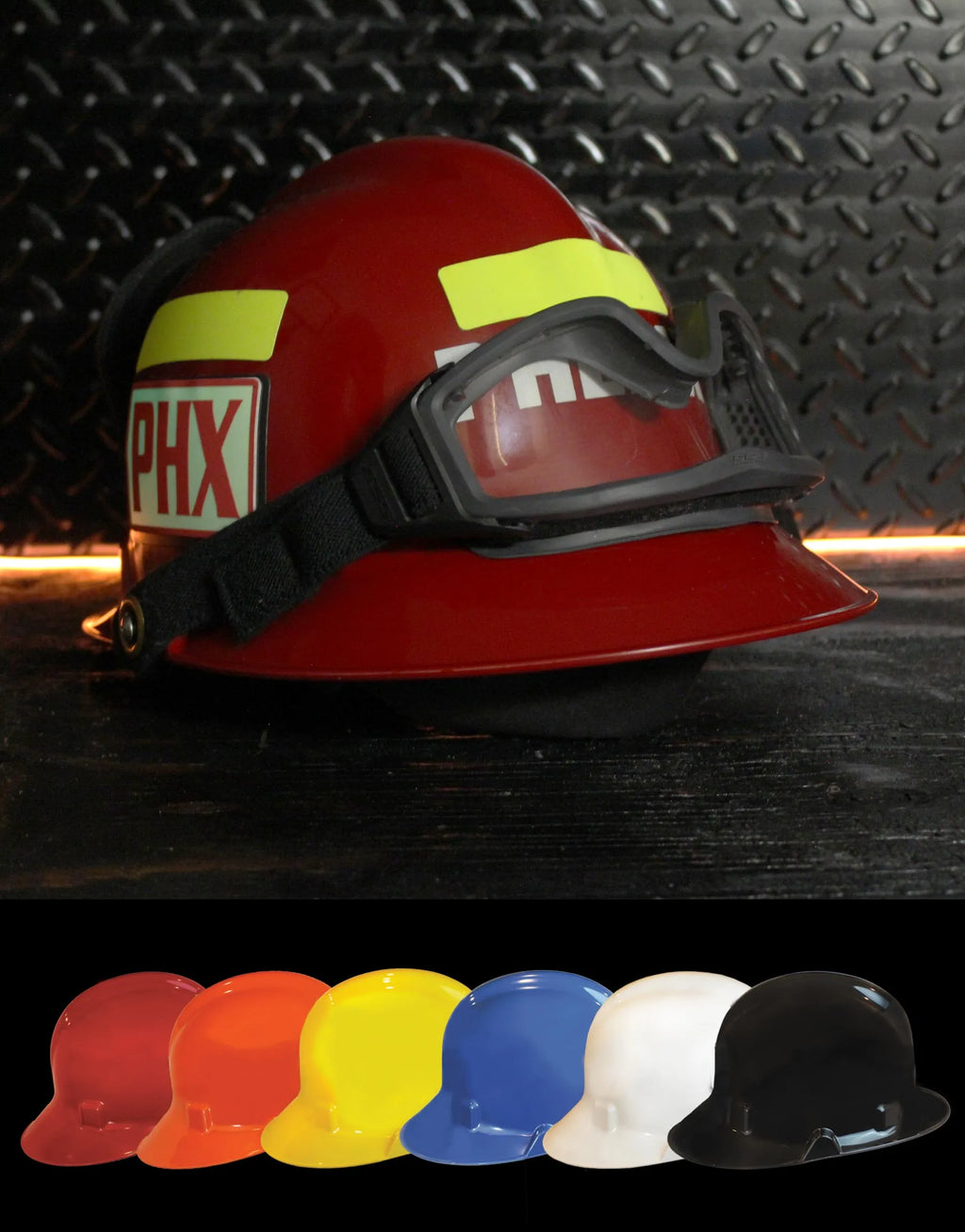 Phenix First Due Modern NFPA Fire Helmet with ESS Goggles - Image 2