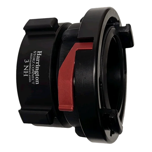 Harrington Storz Adapter 3" Storz X 2.5" NH Female Swivel Rocker Lug Anodized