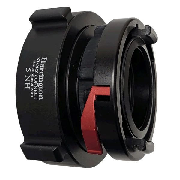 Harrington Storz Adapter 3" Storz X 2.5" NH Female Swivel Rocker Lug Anodized