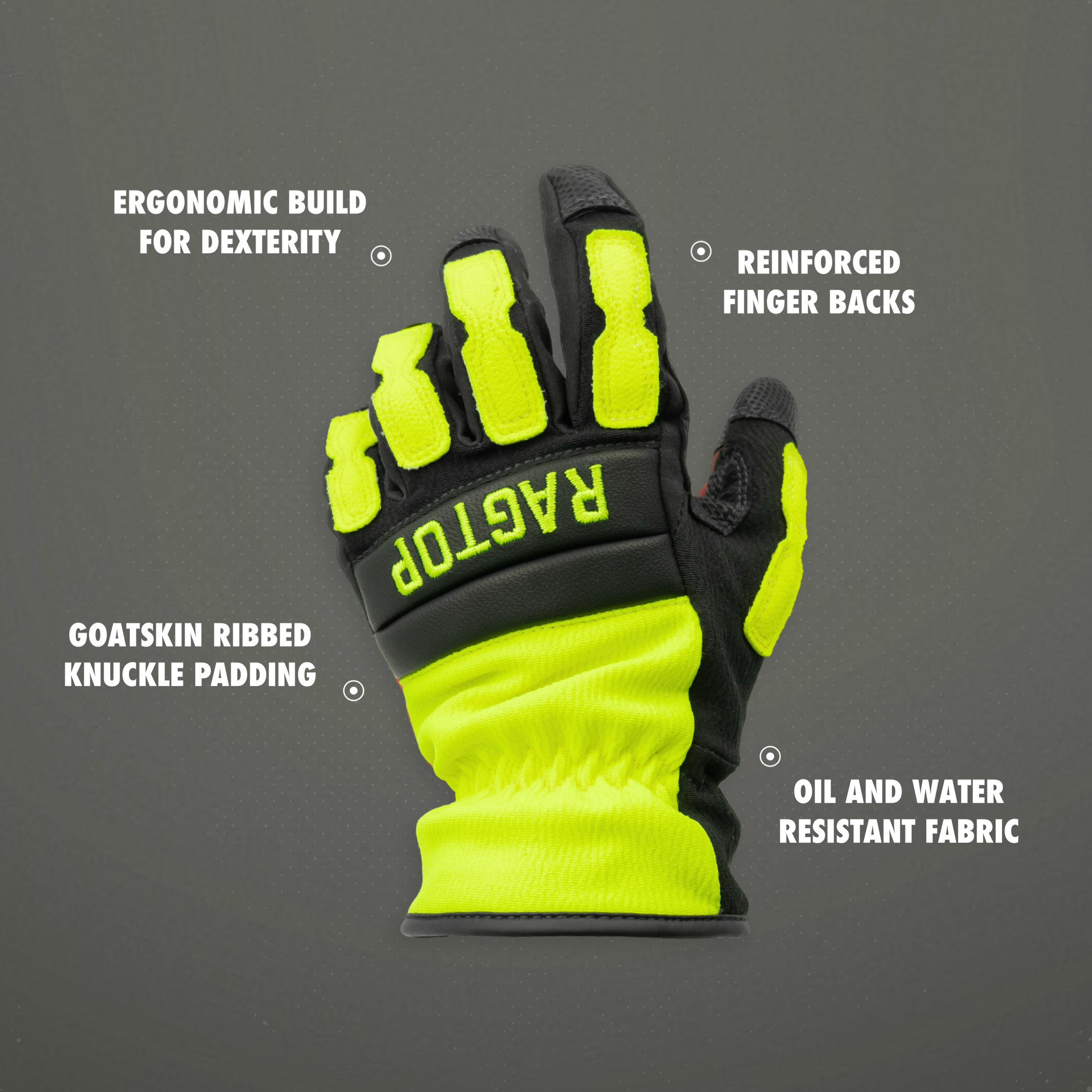 RagTop Hi-Vis Extrication Mitts — image 4