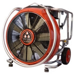 LEADER MT260 24" PPV GASOLINE DRIVEN FAN - 42,260 CFM open air & 24,768 CFM AMCA