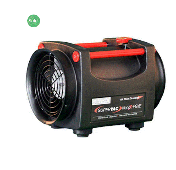 SuperVac Nano Confined Space Ventilator For Hazardous Ventilation