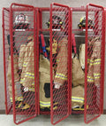 Wall Mounted Red Rack Units 24" Compartments