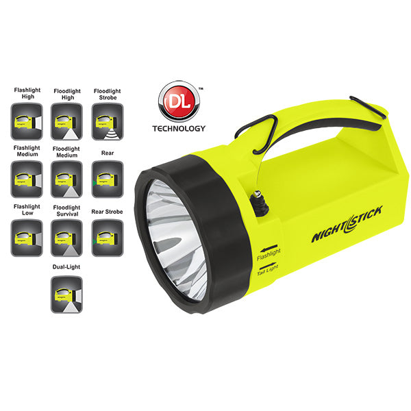 Nightstick Intrinsically Safe Dual-Light™ Lantern Rechargeable Yellow - Image 2
