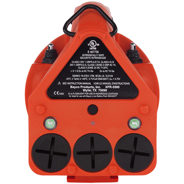 Nightstick Intrinsically Safe Dual-Light™ Lantern Rechargeable Orange - Image 6