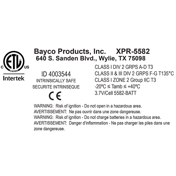 INTEGRITAS™ X-Series Intrinsically Safe Rechargeable Lantern - Image 9