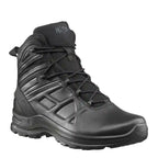 HAIX Black Eagle Tactical 2.0 GTX Mid Side Zip — Black 6 inch police boot with side zipper