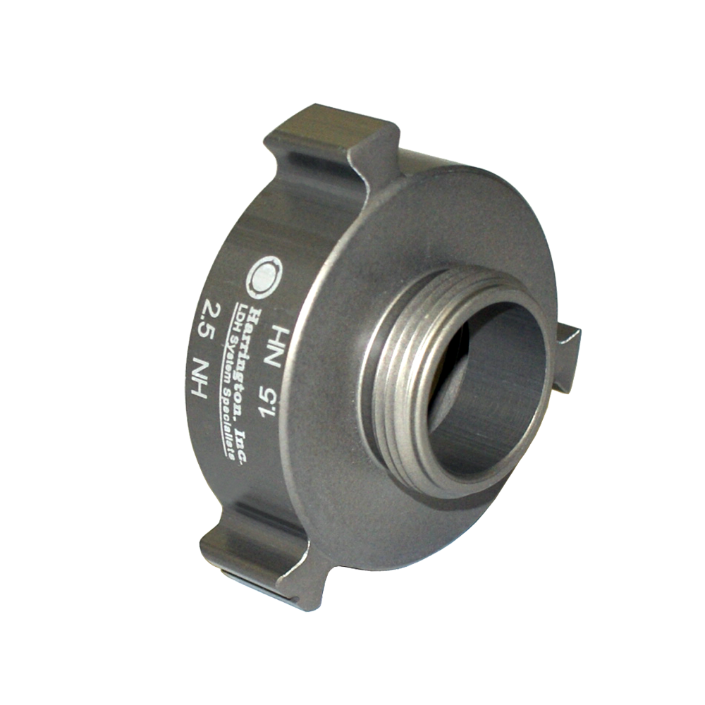 Harrington 1.5" NH Male X 1" NH Female Rigid Rocker Lug Adapter