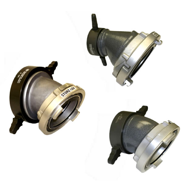 Harrington 30 Degree Elbow W/ Long Handle Swivel 5" Storz Inlet X 6" NH Long Handle