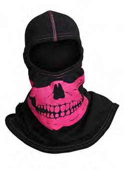 Majestic Fire Ink Skull Hood